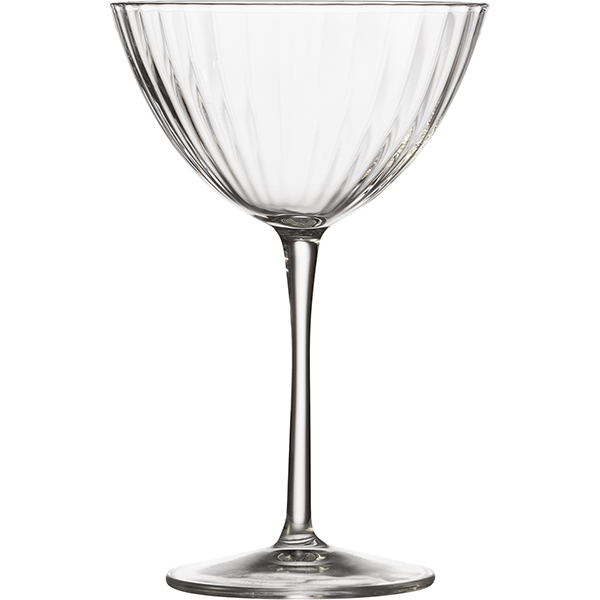 Коктейльная рюмка Мартини «Спикизи»; хрустальное стекло; 220мл; D=99, H=150мм; прозрачный