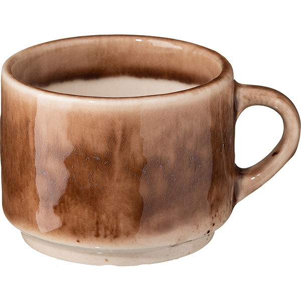 Чашка чайная «Маррон Реативо»  фарфор  200мл Борисовская Керамика