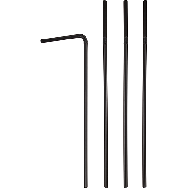 Трубочки со сгибом[1000шт]  полипропилен  D=5, L=240мм Pasterski