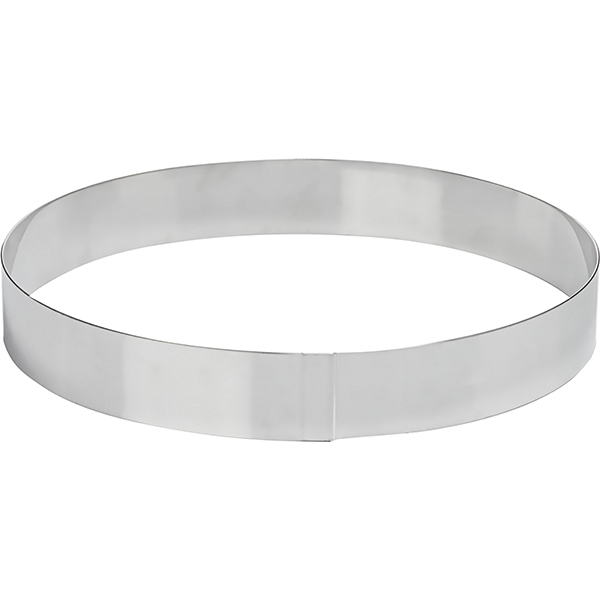Кольцо кондитерское; сталь нержавеющая; D=300, H=35мм; металлический