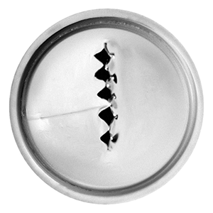 Насадка кондитерская «Рифленая лента»  сталь нержавеющая  D=22, H=30мм Prohotel