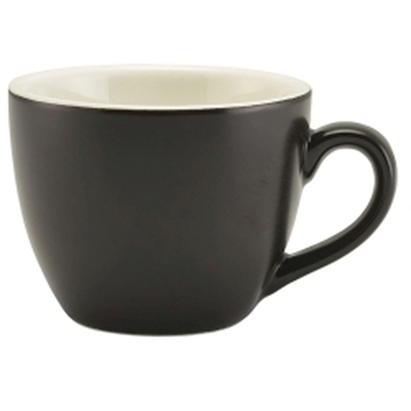 Чашка чайная «Мэтт Блэк»; фарфор; 90мл; черный