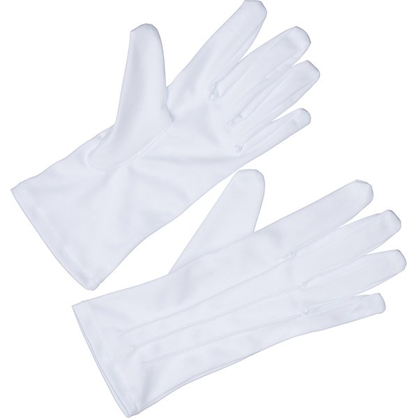 Перчатки размер (S/M) для официантов (пара)  хлопок  белый HOLD