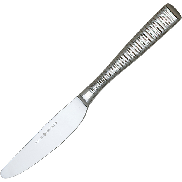Нож столовый «Пируэт»  сталь нержавеющая  , L=23, 2см Folio