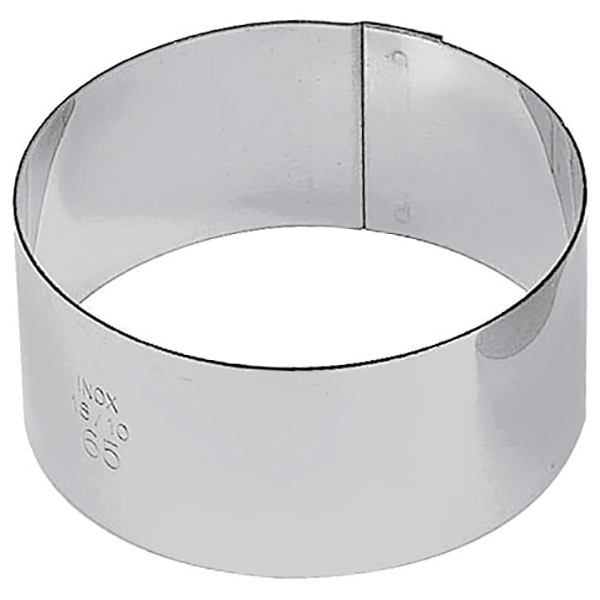 Форма кондитерская «Круг»[6шт]; сталь нержавеющая; D=6, H=4см; металлический