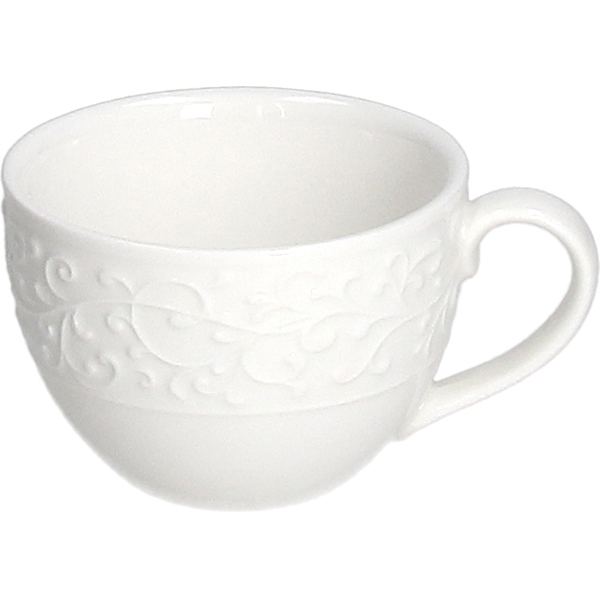 Чашка кофейная «Жасмин»; фарфор; 90мл; белый