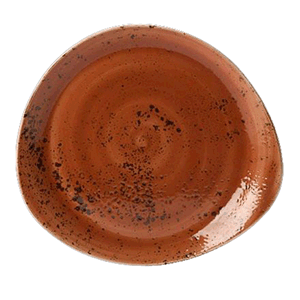 Тарелка мелкая «Крафт»; материал: фарфор; длина=30.5 см.; терракот