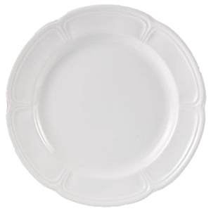 Тарелка «Торино вайт»; материал: фарфор; диаметр=26.5 см.; белый