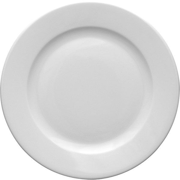 Тарелка мелкая «Кашуб-хел»; материал: фарфор; диаметр=26.5 см.; белый