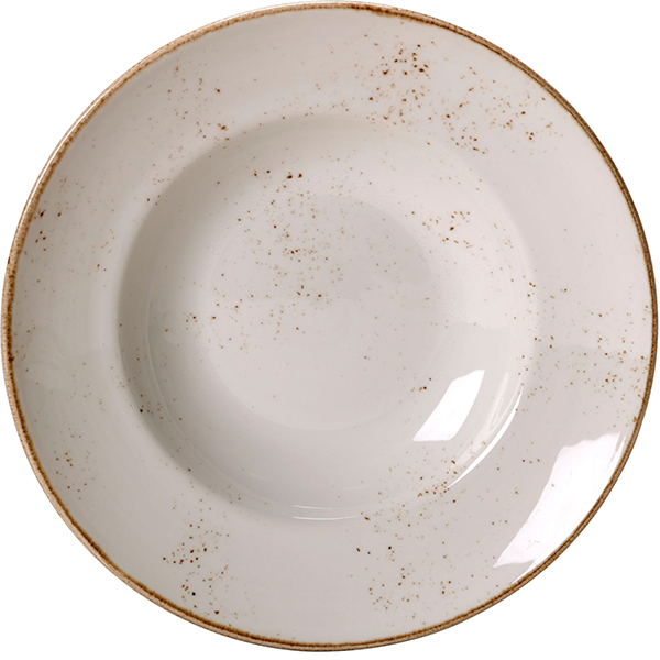 Тарелка для пасты «Крафт»; материал: фарфор; 320 мл; диаметр=27 см.; белый