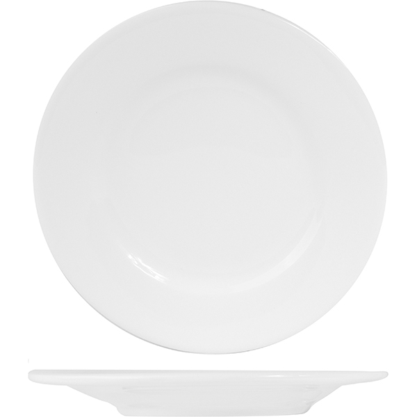 Тарелка мелкая «Кунстверк»; материал: фарфор; диаметр=14 см.; белый