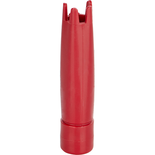 Насадка-декоратор для сифона; пластик,металл; диаметр=15, длина=69, ширина=17 мм; красный,металлический