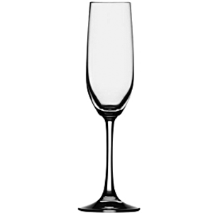 Бокал для шампанского флюте «Вино Гранде»; хрустальное стекло; 205 мл; диаметр=45/62, высота=224 мм; прозрачный