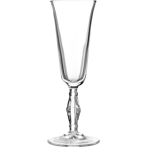Бокал для шампанского флюте «Ретро»; стекло; 190 мл; диаметр=70, высота=214 мм; прозрачный