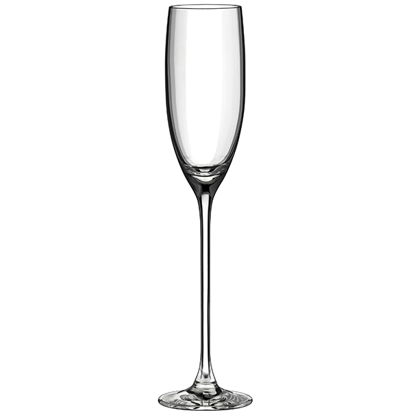 Бокал для шампанского флюте «Селект»; хрустальное стекло; 200 мл; диаметр=48/65, высота=275 мм; прозрачный
