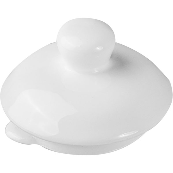 Крышка для чайника «Кунстверк»; материал: фарфор; 500 мл; диаметр=6.7 см.; белый