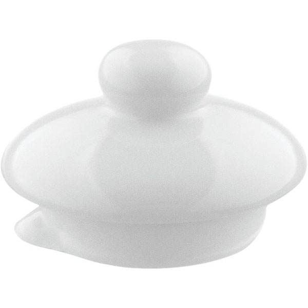 Крышка для чайника «Проотель»; материал: фарфор; 260 мл; диаметр=50 см.; белый