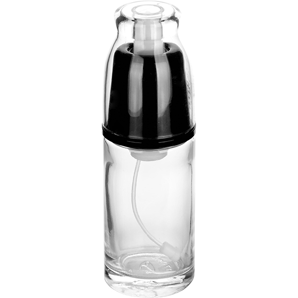 Спрей для масла; металл, пластик; 100 мл; диаметр=7, высота=17 см.; цвет: черный, прозрачный