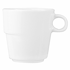Чашка кофейная «Максим»; материал: фарфор; 120 мл; диаметр=6.3, высота=6.5, ширина=8.3 см.; белый
