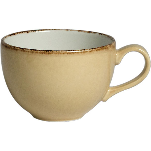 Чашка кофейная «Террамеса вит»; материал: фарфор; 85 мл; диаметр=6.5, высота=5, длина=8.5 см.; бежевая
