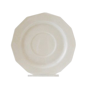 Блюдце «Меркури»; материал: фарфор; диаметр=15, высота=2 см.; белый