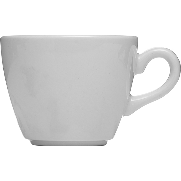 Чашка кофейная «Лив»; материал: фарфор; 85 мл; белый