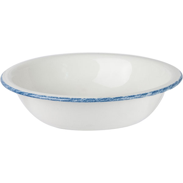 Салатник «Блю дэппл»; материал: фарфор; диаметр=23 см.; белый, синий
