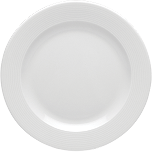 Тарелка мелкая «Это Рома»; материал: фарфор; диаметр=26.5 см.; белый