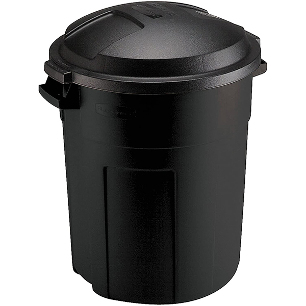Контейнер для мусора; полипропилен; 75л; высота=66.3, длина=49.5, ширина=55.3 см.; цвет: черный