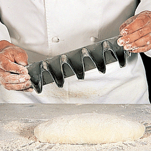 Маркер для выпечки хлеба «Зигзаг»; сталь нержавеющая; высота=75, длина=300, ширина=45 мм