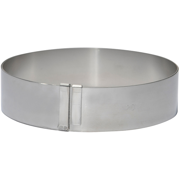 Кольцо кондитерское раздвижноедиаметр=18-36 см.; сталь нержавеющая; высота=45 мм