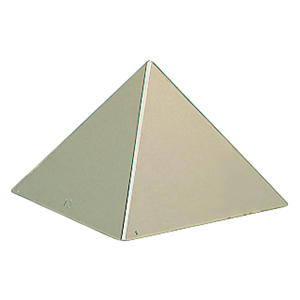 Форма кондитерская «Пирамида»; сталь нержавеющая; высота=10, длина=15 см.