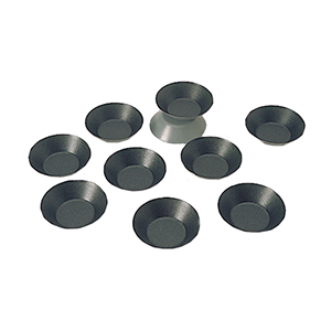 Форма кондитерская (25 штук); сталь, антипригарное покрытие; диаметр=8, высота=2 см.