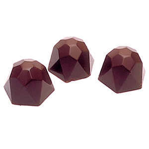 Форма для шоколада «Алмаз» (40 штук)  высота=18, длина=30, ширина=25 мм  MATFER