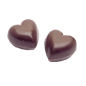Форма для шоколада «Сердце» [32шт]; диаметр=35 мм