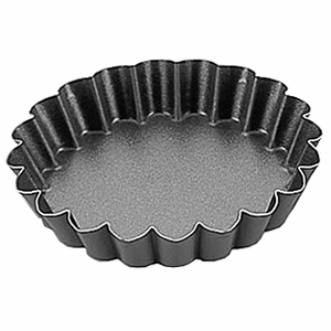 Форма кондитерская рифленая «Экзопан» (12 штук); диаметр=100, высота=18 мм