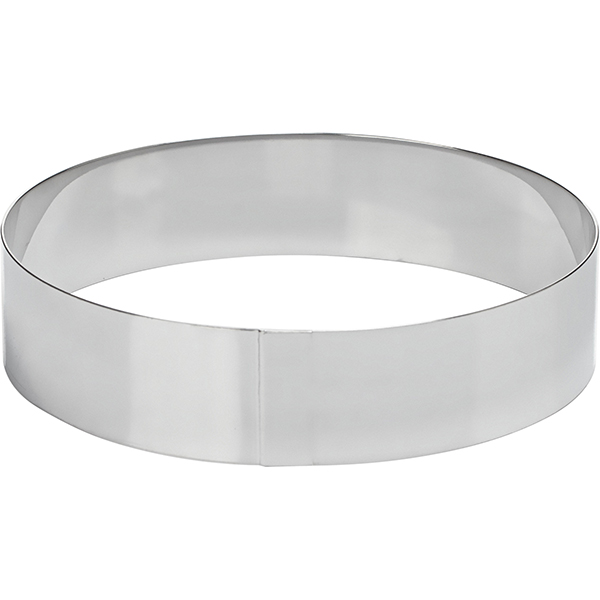 Кольцо кондитерское  сталь нержавеющая  диаметр=180, высота=35, ширина=152 мм MATFER