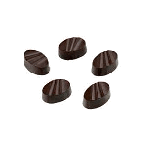 Форма для шоколада «Овал» [28шт]; пластик; высота=25, длина=280, ширина=175 мм; прозрачный