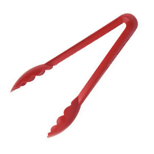 Щипцы универсальные; пластик; длина=24 см.; красный