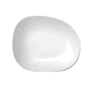 Салатник «Исола»; материал: фарфор; высота=23, длина=155, ширина=115 мм; белый