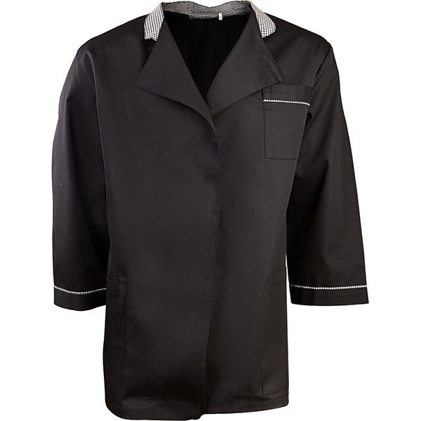 Куртка двубортная 50-52размер  твил  цвет: черный POV