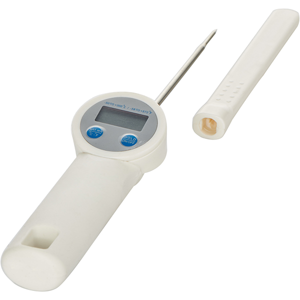 Термометр цифровой -10С и 200С, для теста  пластик, сталь нержавеющая  высота=29, длина=39.5, ширина=3.5 см. MATFER