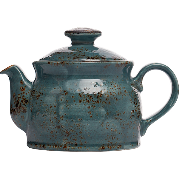 Чайник «Крафт»; материал: фарфор; 425 мл; синий