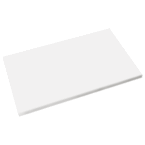 Доска разделочная; пластик; высота=60, длина=600, ширина=400 мм; белый