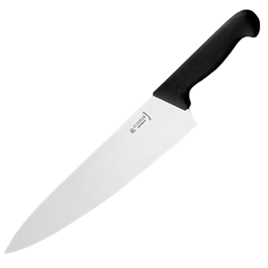 Нож «Шефс»; сталь нержавеющая,пластик; длина=26 см.; желтый