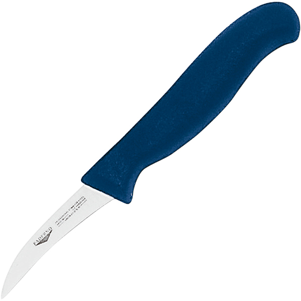 Нож для фигурной нарезки  синяя ручка  длина=7 см. Paderno