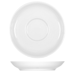 Блюдце «Бонн»; материал: фарфор; диаметр=14 см.; белый