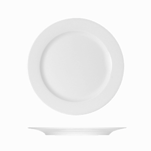 Тарелка мелкая «Мэтр»; материал: фарфор; диаметр=17 см.; белый