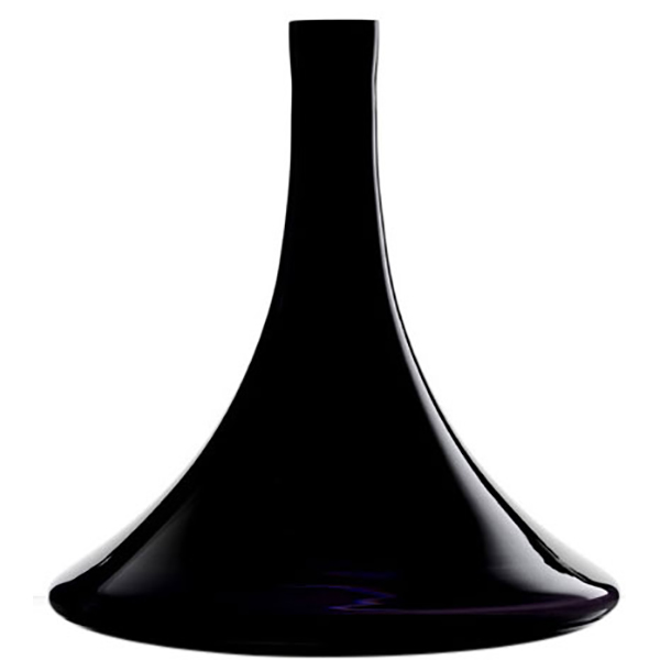 Декантер «Вулканос»; стекло; диаметр=238, высота=240 мм; цвет: черный