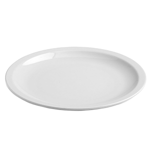 Тарелка мелкая «Капри»; материал: фарфор; диаметр=26 см.; белый